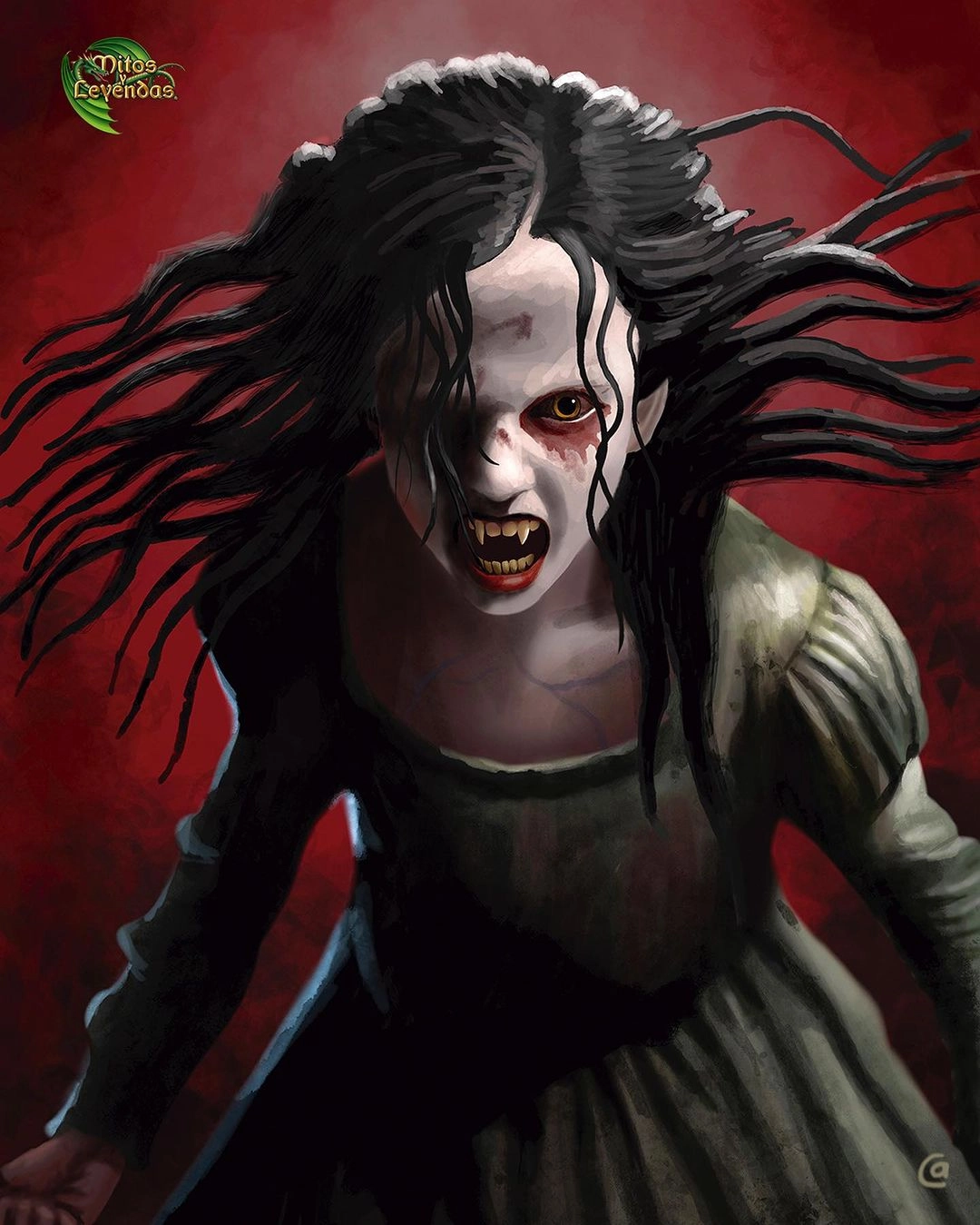 Ilustración de la baraja Vampiros